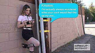 gorgeous brunette in nasty anal tape! damn, it's extreme!