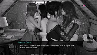 Nurse Cora and Lemon's vampire group sex in hospital