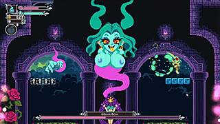 flip witch hentai ep 12, giant boobs crushing ghost boss