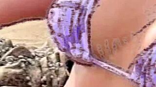 drawing a hot woman in bikini on the beach and relaxing off