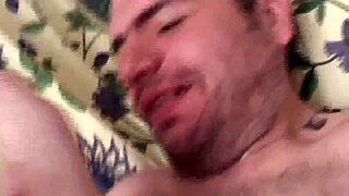 Slutty milf masturbates!