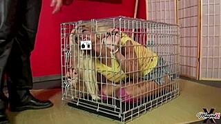 Scott Rhodes dominates Maxine X, making her suck huge tits and ass 😈