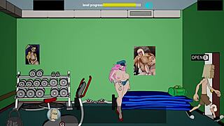 Is Fuckerman ready for intense sex in the gym part five?