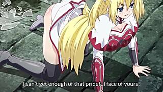 playing ochi mono rpg seikishi luvilias 2 with anime cartoon characters in hentai style