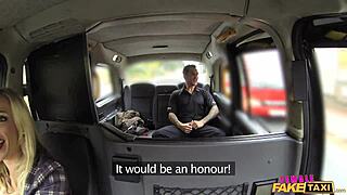 female fake taxi dirty driver gargles coppers cum