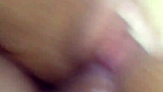 first video! young milf wakes me with big cock and cums inside my shaved pussy!