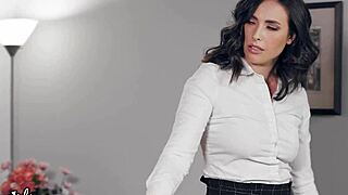 omg, boss chanel preston spanked hard in office pantyhose! 😳