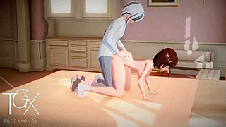 Futanari Girl's Anal Sex Games