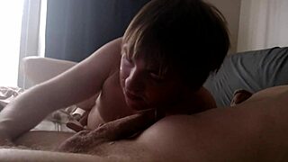 Stepson and Stepdad Engage in Deepthroat Fun