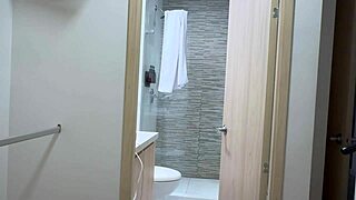 camera records two lesbians staying at airbnb kissing and masturbating