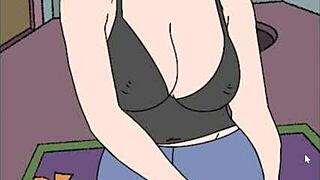 Halloween strange house cartoon porno