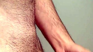 Hard cock cumming in intense orgasm