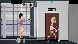 Is Fuckerman ready for intense sex in the gym part five?