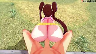 Mei Nancy, fuck hard in Pokemon.