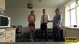 European Submissive Feels The Sting Of Slaps In Rough Anal Session