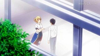 Linda, The Blonde Girl, Enjoys The Beach In Hentai Style.