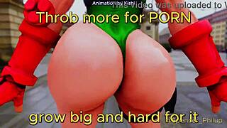 i encourage gooning with big tits animation