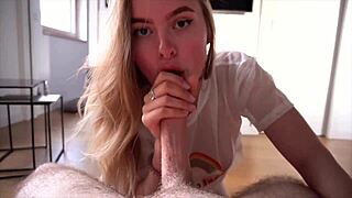 My roommate and I in the kitchen