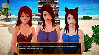 게임 속 새 스텝패밀리 섹스 탐험