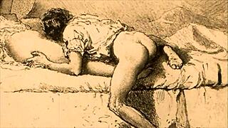 Look at this vintage erotic illustration, it's so provocative!