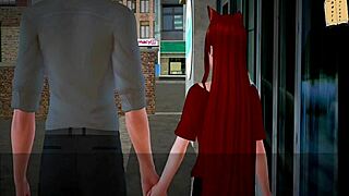 my new family episode 287 with hentai cartoon elements and big tits