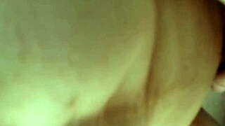 Wife fucking my cock with her bald pussy