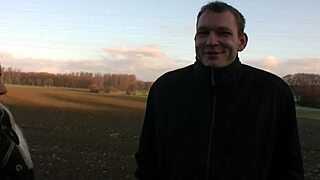 Gina performs blowjob and doggystyle for chris in casting