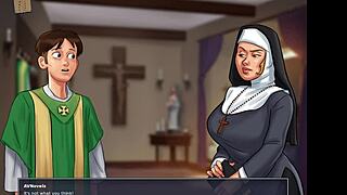 i'm playing summertime saga 219, it's so erotik... wait, cartun?