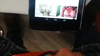 Hot cum tribute to bigcockgirl123's monster cock.