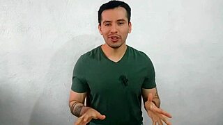 Virgin twink sucks big cock at office.