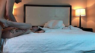 Hot tatted petite beauty gets fucked missionary