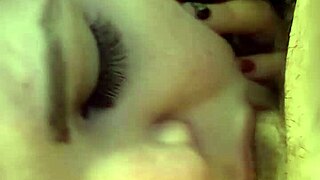 girl loves sucking daddy's dick with deepthroat and gagging