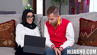 Aubry Babcock gives blowjob to Nicky Rebel in POV