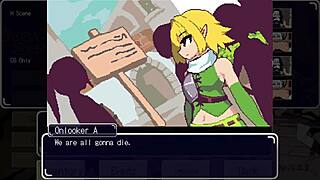 What happens when elf gets two cocks in hentai?