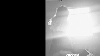 The hot latina neighbor teases in lingerie from the open window