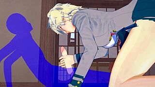 my hero academia - mitsuki bakugou in a scene - japanese asian manga anime game