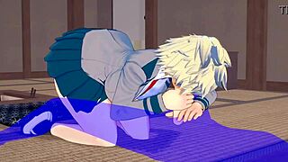 my hero academia - mitsuki bakugou in a scene - japanese asian manga anime game