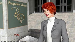 yo, helping the hot redhead president in this wild cartoon!