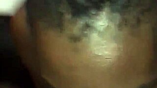 Deepthroat facefucking with big black cock blowjob