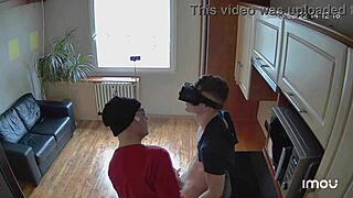 Damn! Scoout007 Bican banging on kitchen counter!