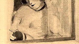 i’m obsessed with these vintage erotic drawings, so damn hot.