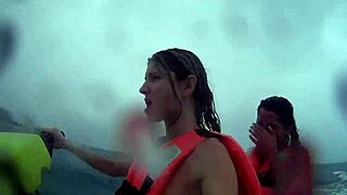 crazy blonde teen on a mexican holiday adventure