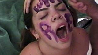 Shmonzi's splatterfest with slap-happy cumshots 😄