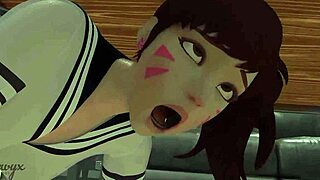 D.Va Bent Over For Anal.
