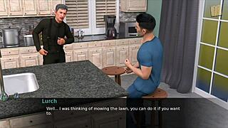 MILF Bent Over Riding Monster Cock in 3D!