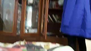 Classmate looks for book while I masturbate under covers leading to orgasm