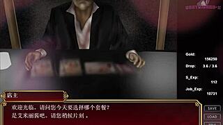 hungry bunny girl on sofa in black smith-12