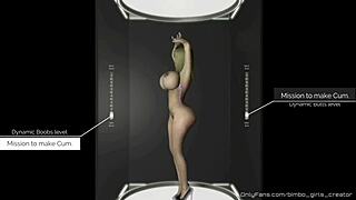 Powerboob girls show off big tits and asses