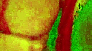 Angelg and Kuzz in interracial halloween fuck