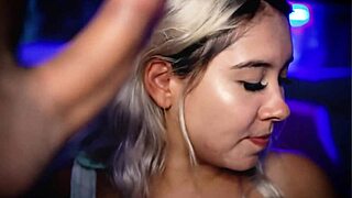 Beautiful Horny Blonde Sucks Cock On Webcam!